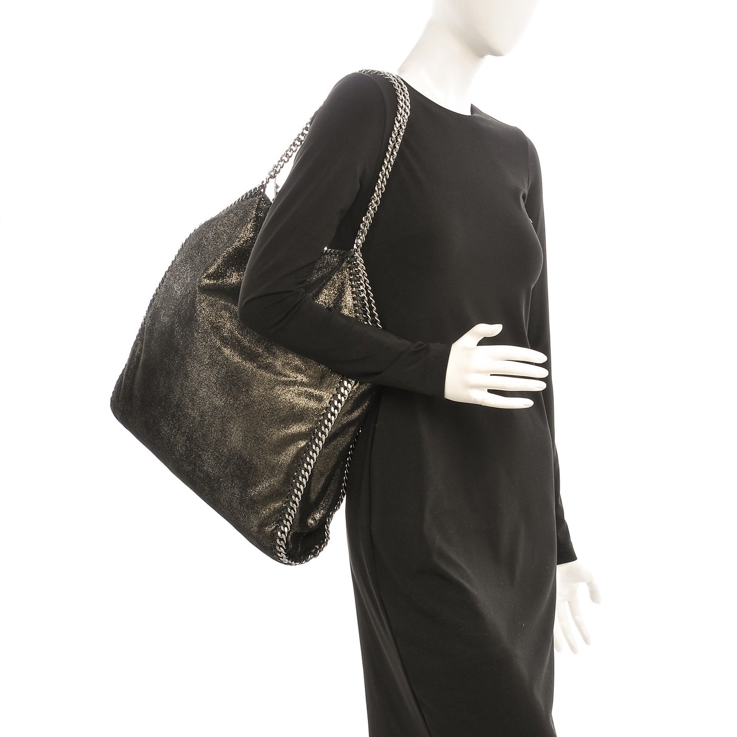 Shaggy Deer Big Falabella Tote Black