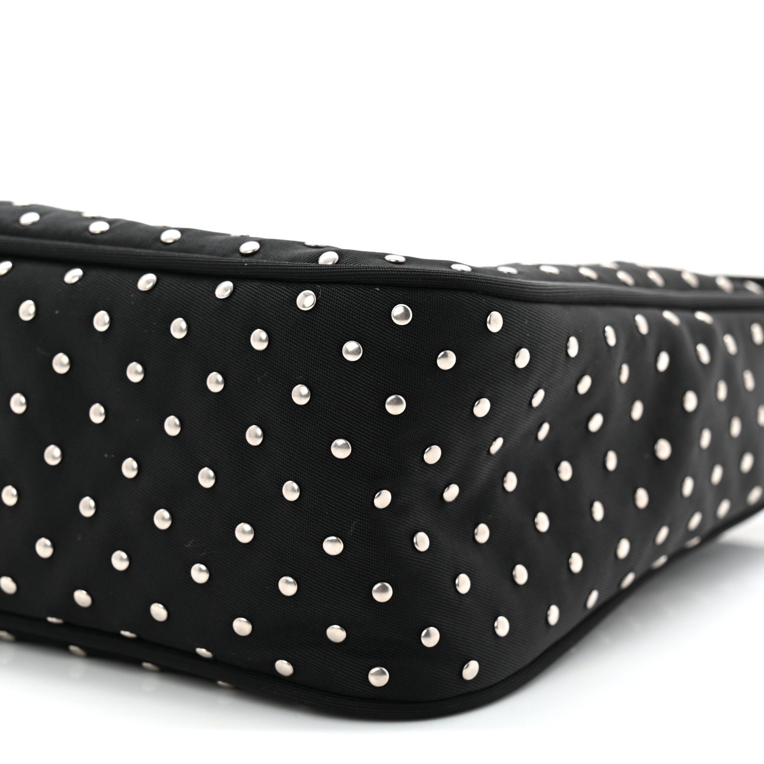 Prada Re-Nylon Vela Studs Mini Re-Edition 2000 Bag Black 10 of 11