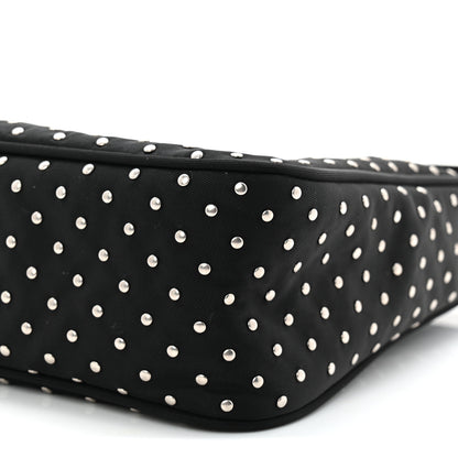 Prada Re-Nylon Vela Studs Mini Re-Edition 2000 Bag Black 10 of 11