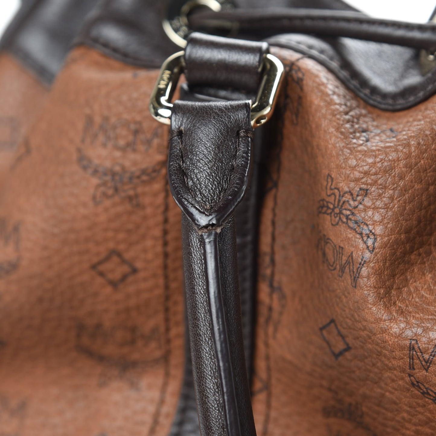 Visetos Drawstring Shopper Cognac