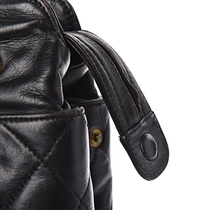 Chanel Lambskin Quilted Shoulder Bag Black 10 of 21