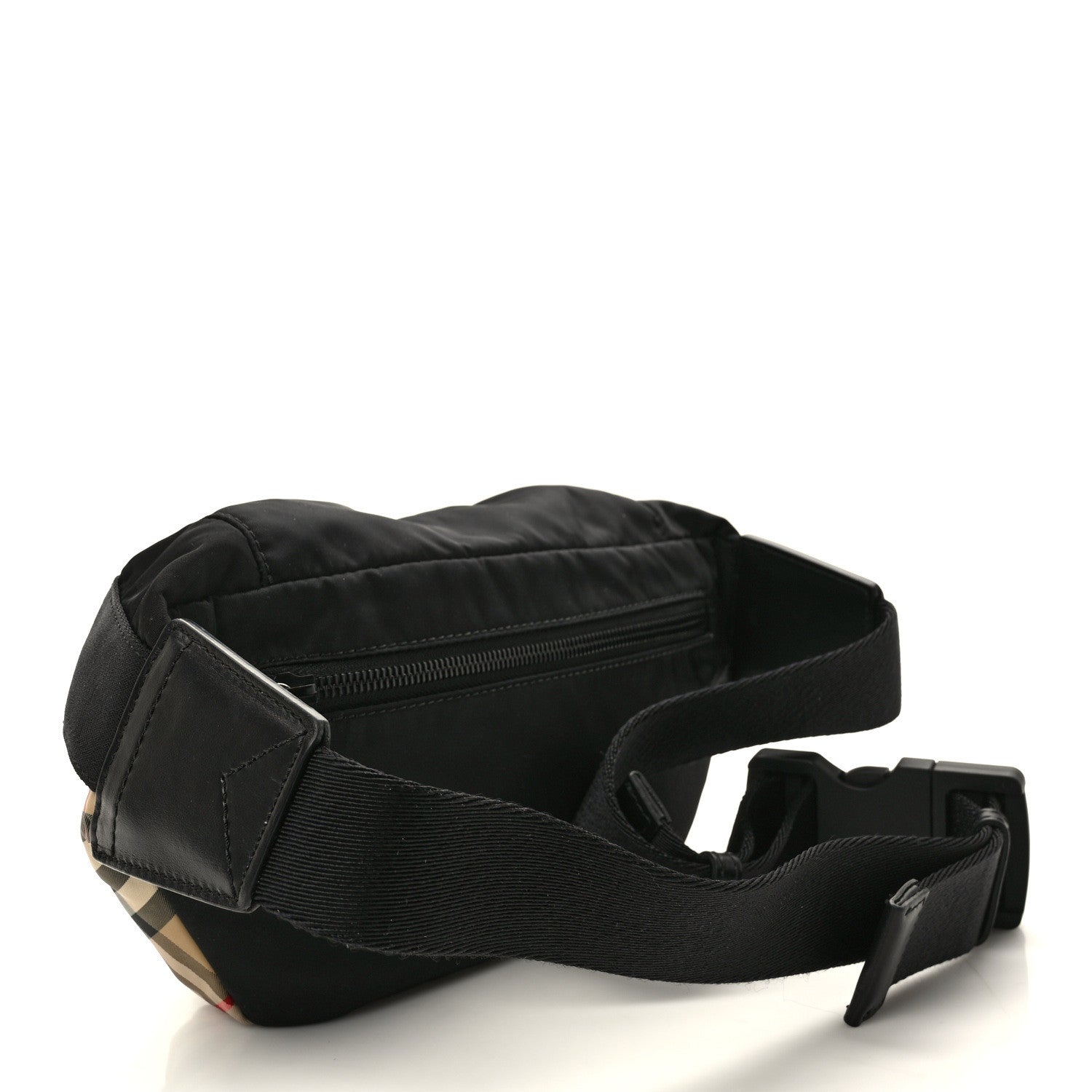 Burberry Nylon Vintage Check Sonny Bum Bag Archive Beige Black 3 of 8