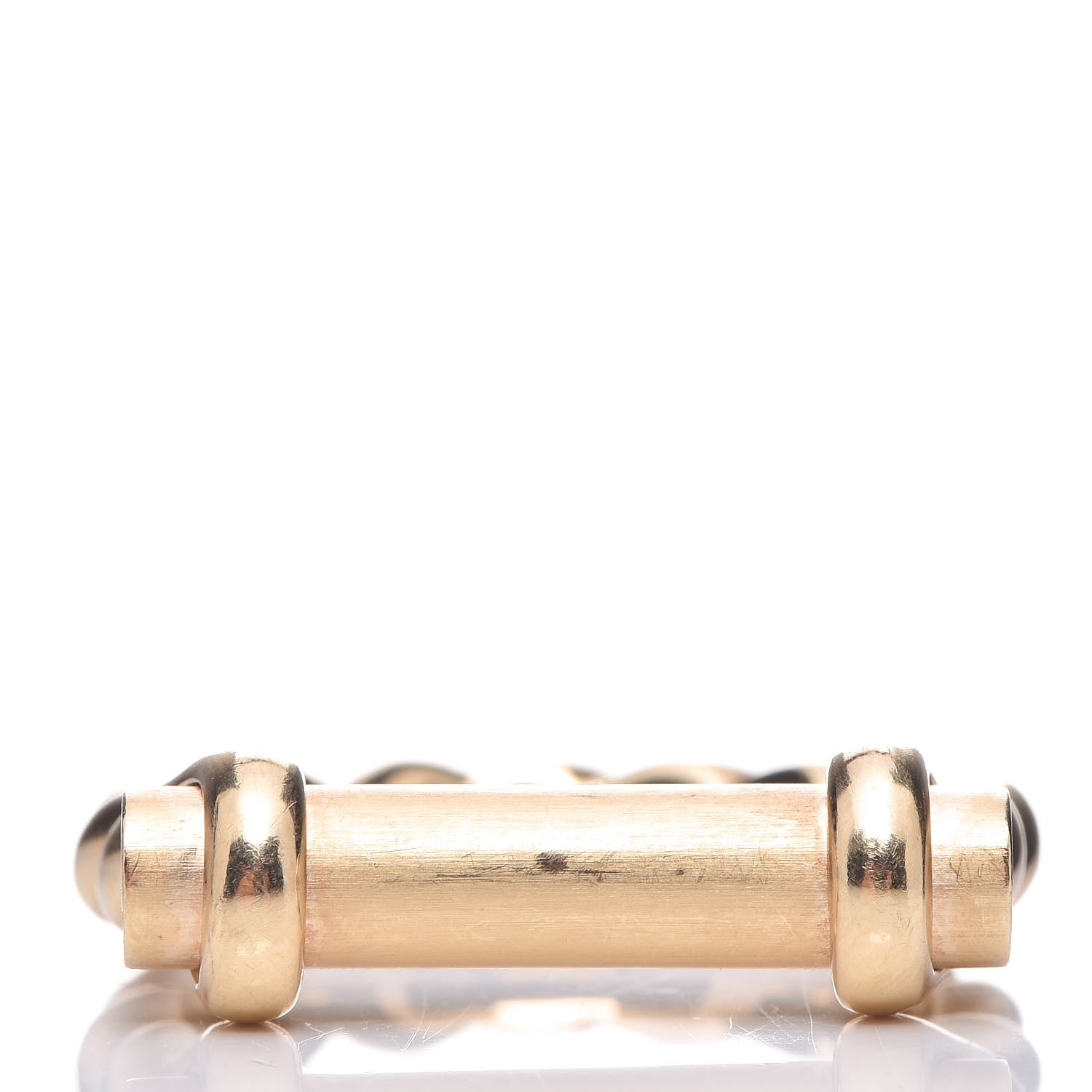 David Yurman 18K Yellow Gold Mens Maritime Shackle Ring 8 57 14 of 15