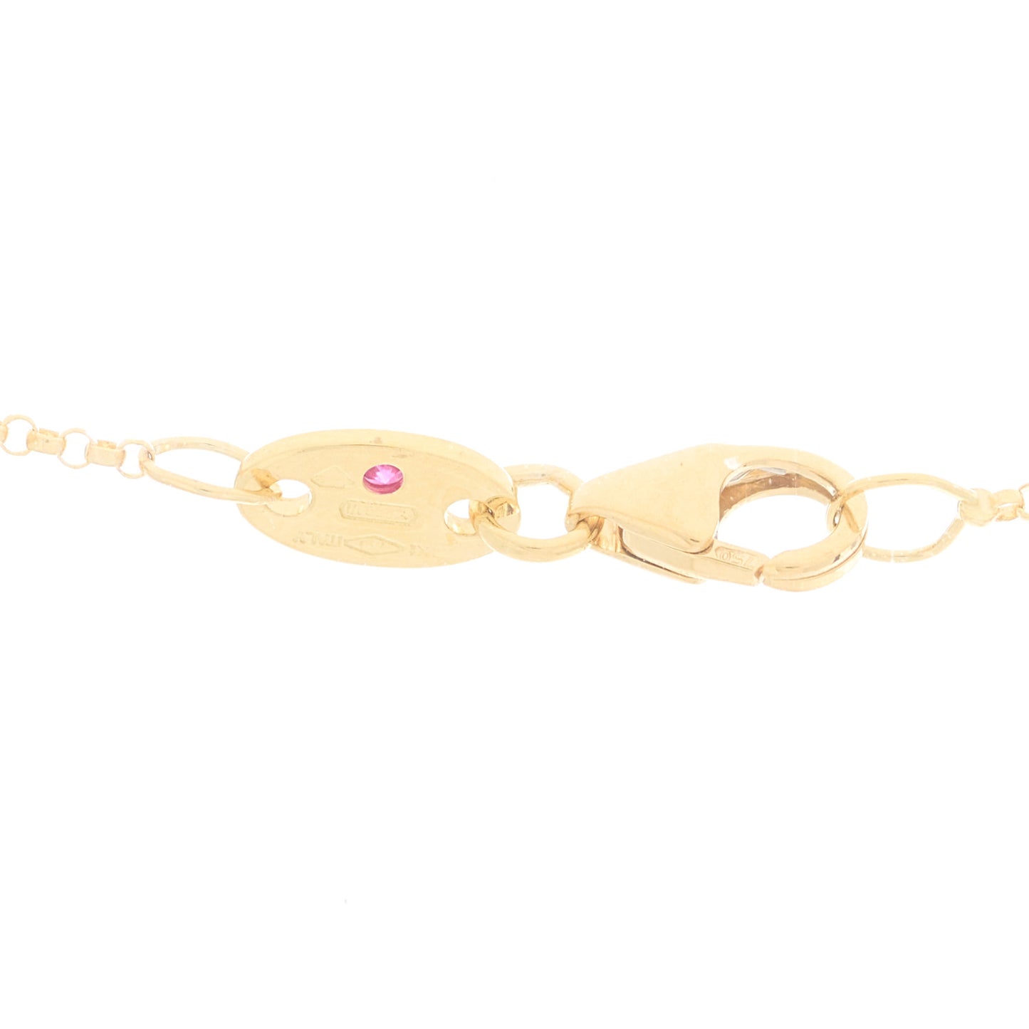18K Yellow Gold Diamond Medium Venetian Princess Flower Pendant Necklace