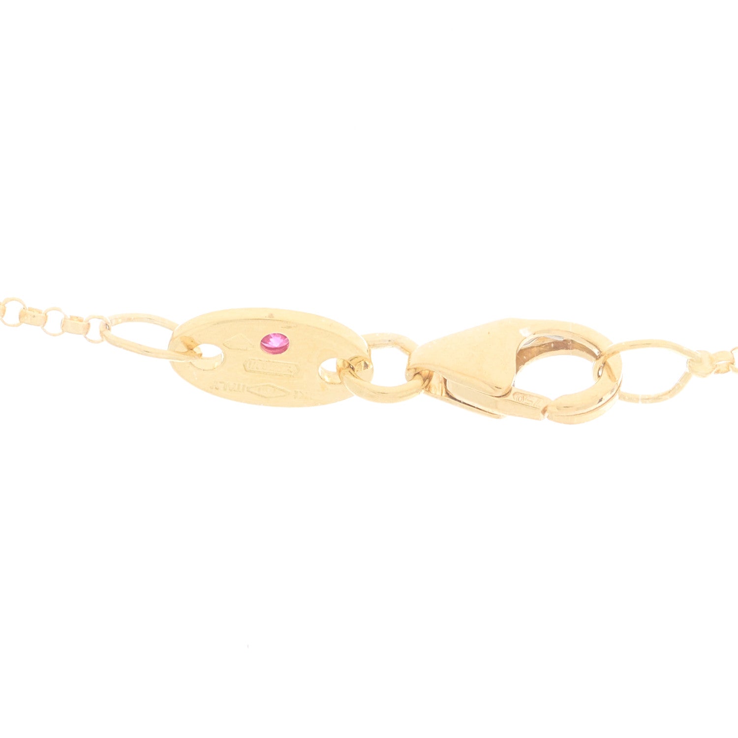 Roberto Coin 18K Yellow Gold Diamond Medium Venetian Princess Flower Pendant Necklace 4 of 5