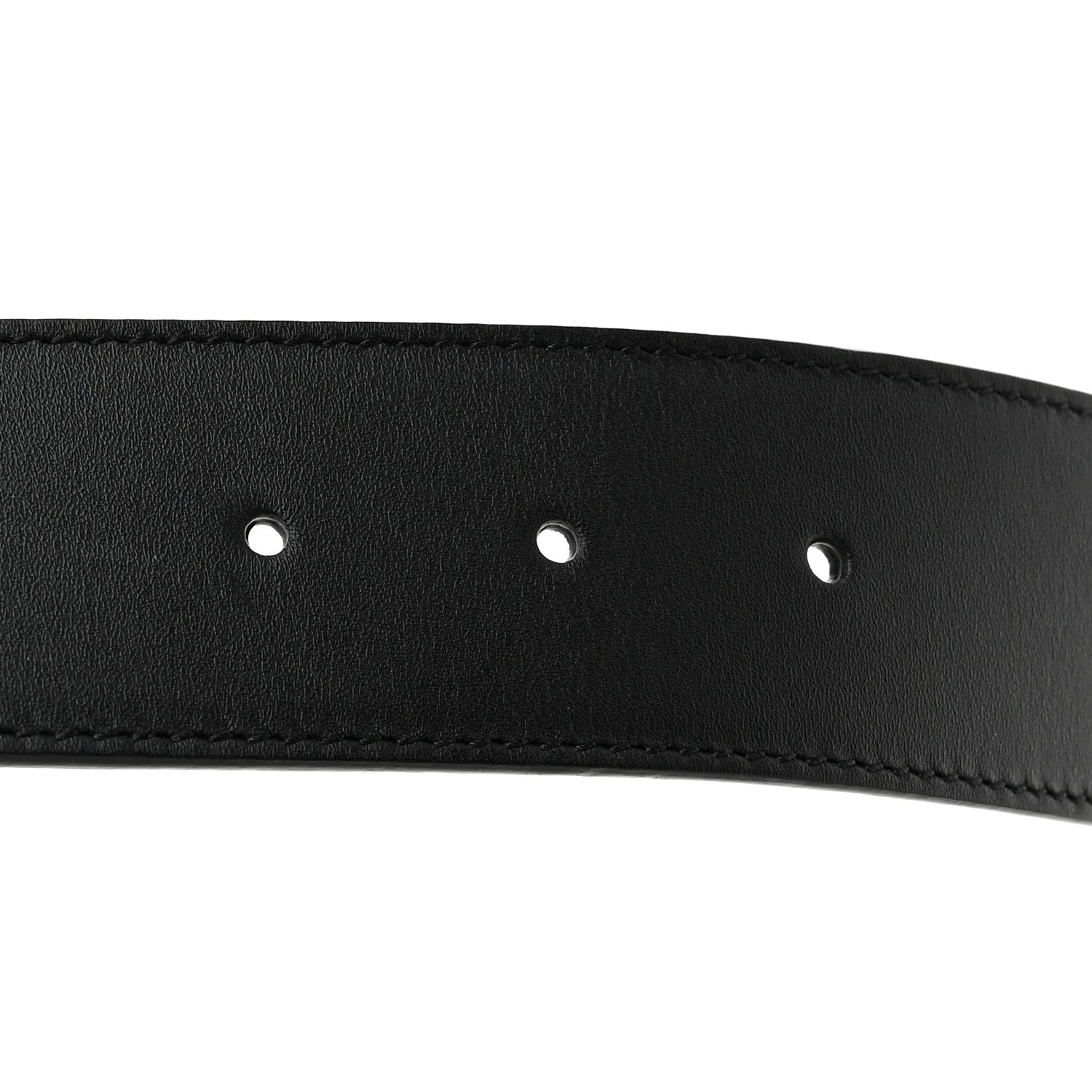 Gucci Moon Calfskin Torchon Double G Belt 85 34 Black 4 of 5