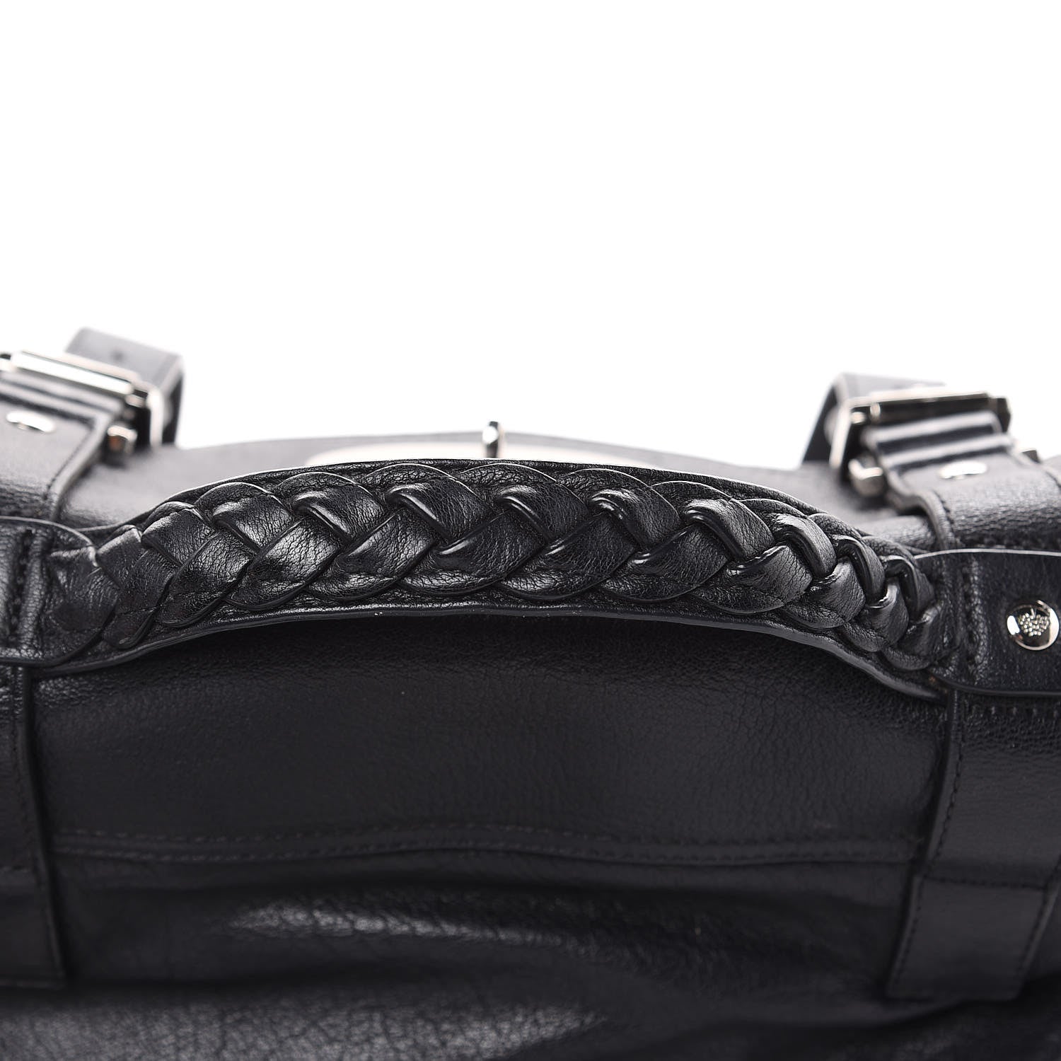 Mulberry Polished Buffalo Medium Alexa Black 11 of 13