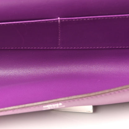 Hermes Tadelakt Egee Clutch Anemone 5 of 17