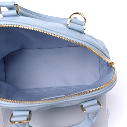 Louis Vuitton Calfskin Bubblegram Alma BB Ice Blue 5 of 8
