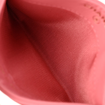 Chanel Caviar Camellia Embossed Card Holder Pink 5 of 8