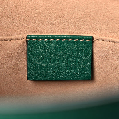 Gucci Wonka Grain Calfskin Small Diana Tote Bag Green Yellow Fluo 6 of 11