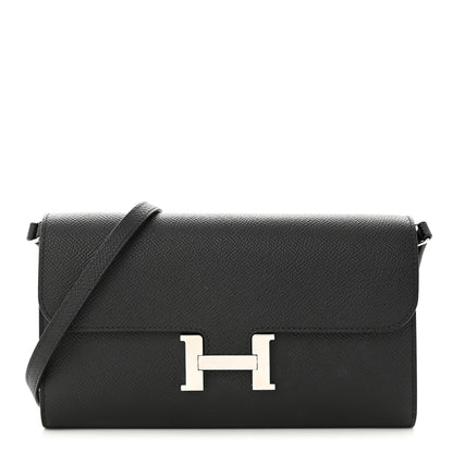 Hermes Epsom Constance Wallet To Go Black 1 of 9