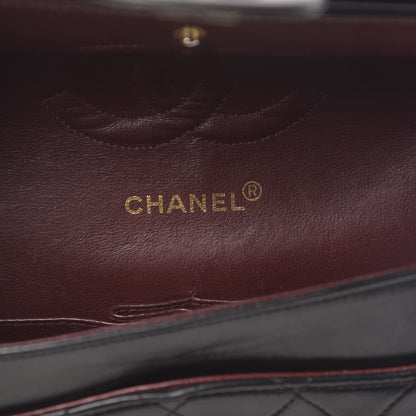 Chanel Lambskin Quilted Medium Double Flap Black 6 of 19