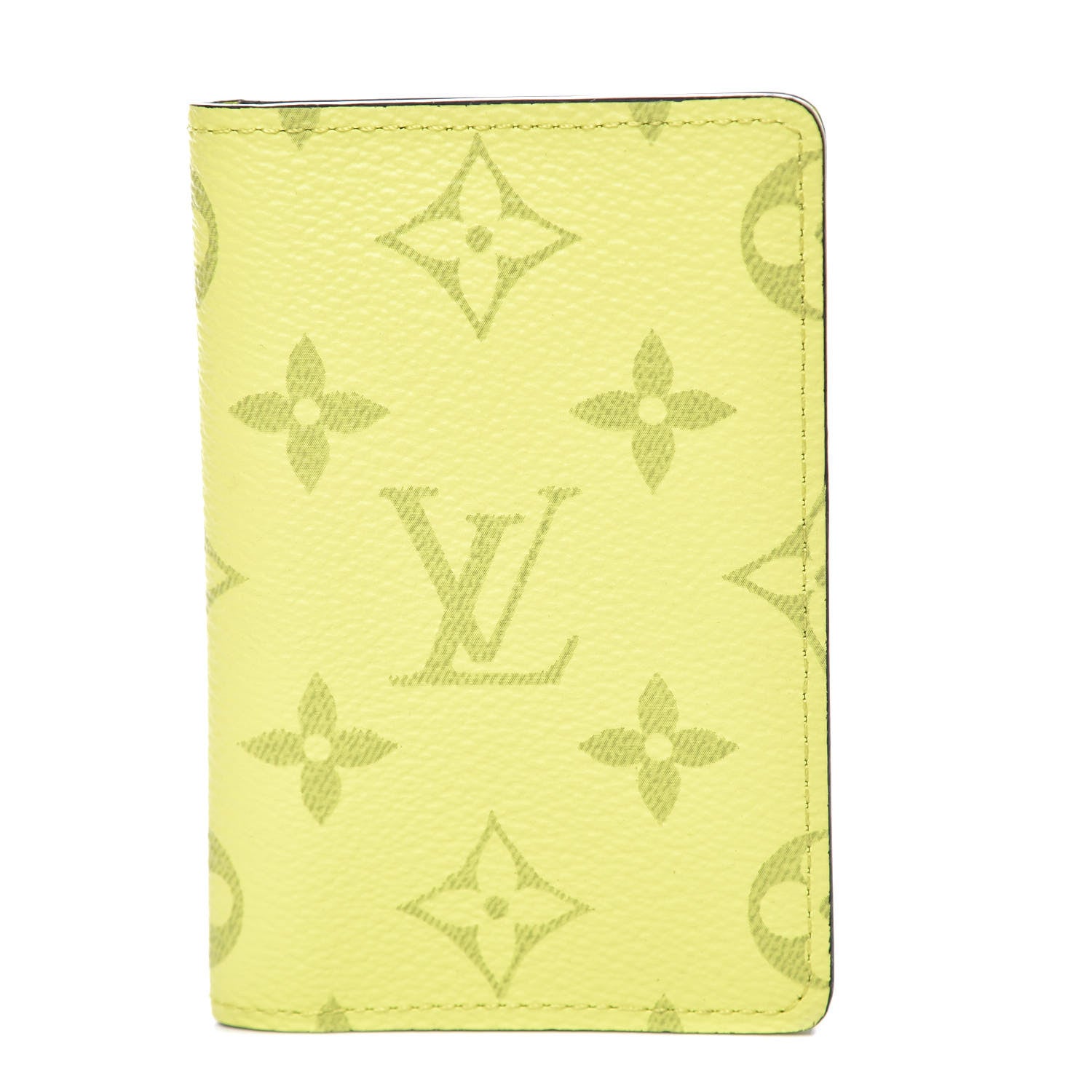 Louis Vuitton Monogram Taiga Pocket Organizer Yellow 1 of 7