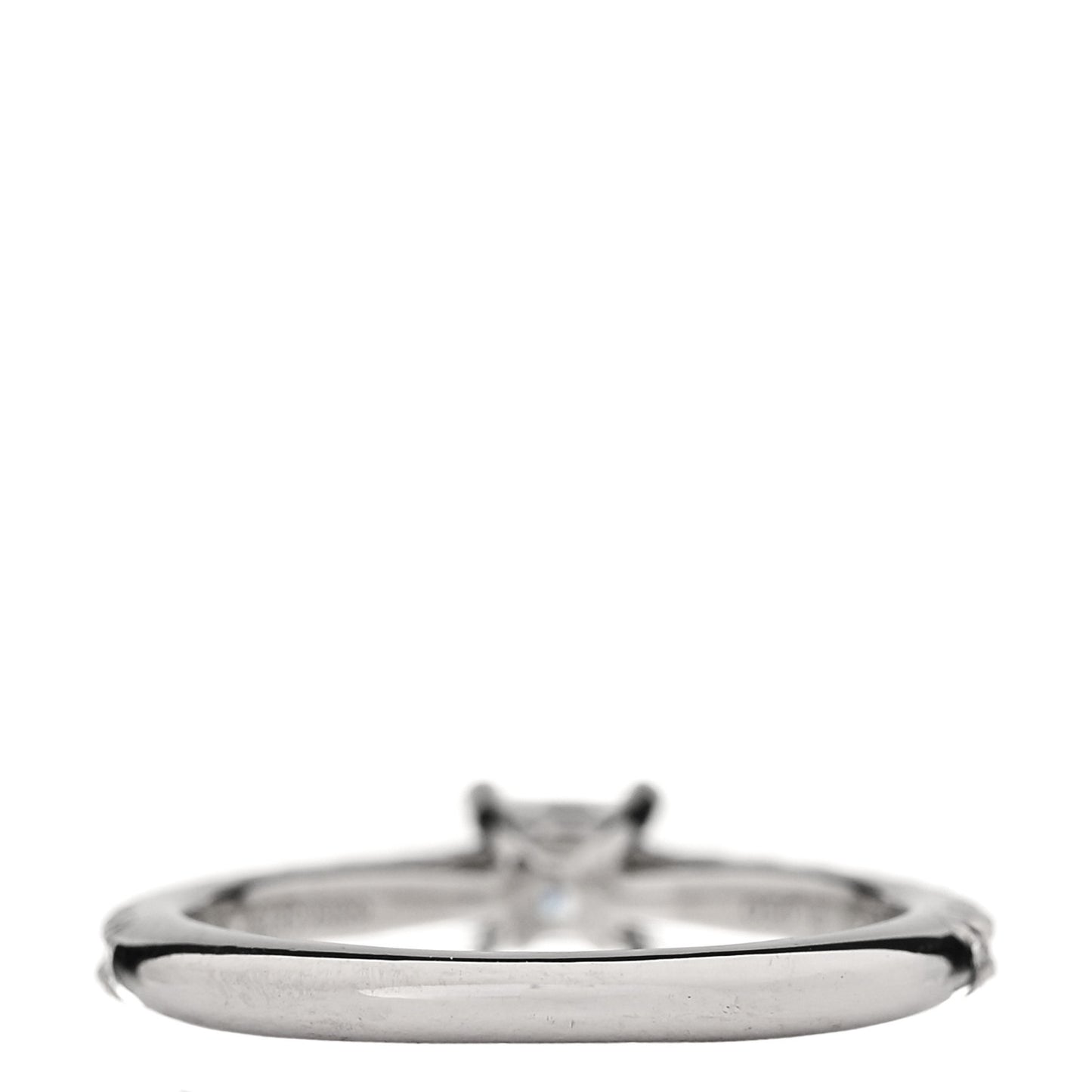 Platinum Diamond .45ct Novo Princess Cut Engagement Ring 45 3.5
