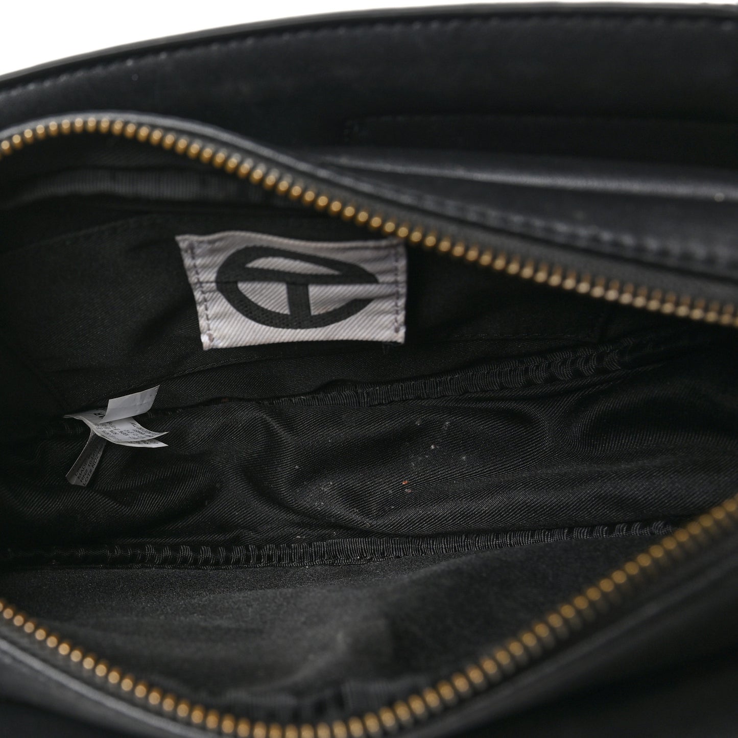 Vegan Leather Round Circle Bag Black