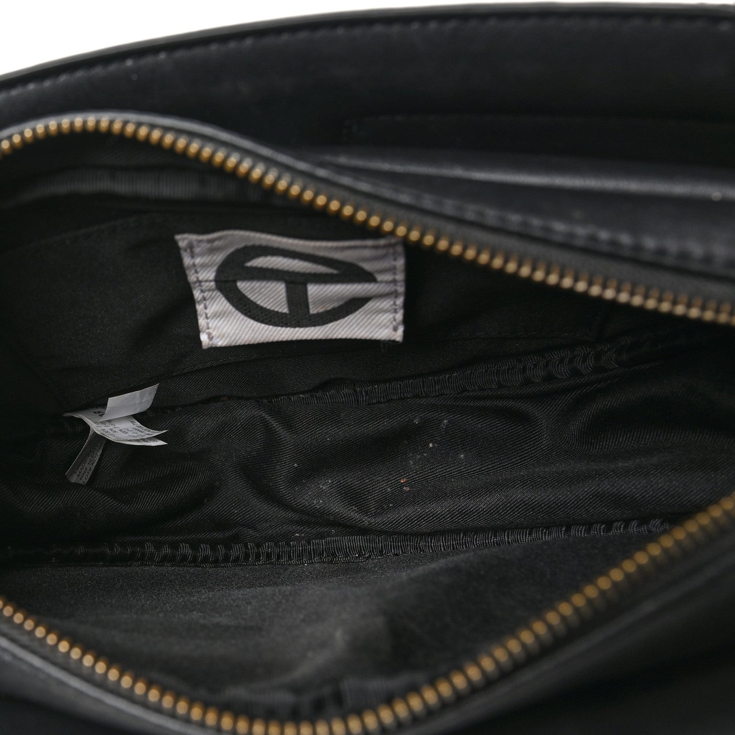 Telfar Vegan Leather Round Circle Bag Black 5 of 9