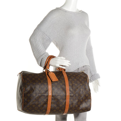 Louis Vuitton Monogram Keepall 50 2 of 7