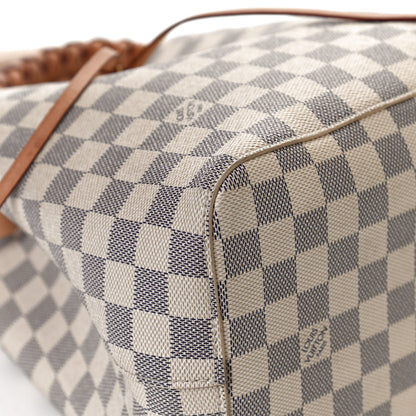 Louis Vuitton Damier Azur Braided Neonoe MM Peach Cream 11 of 12