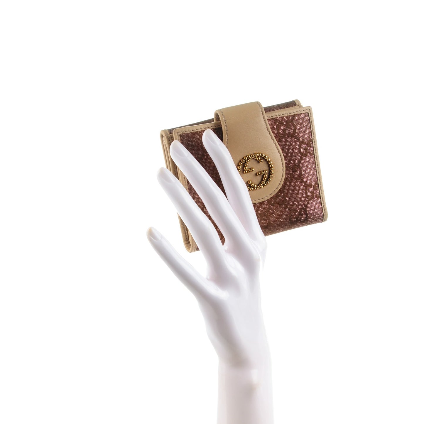 Monogram Lurex Scarlett Compact Wallet