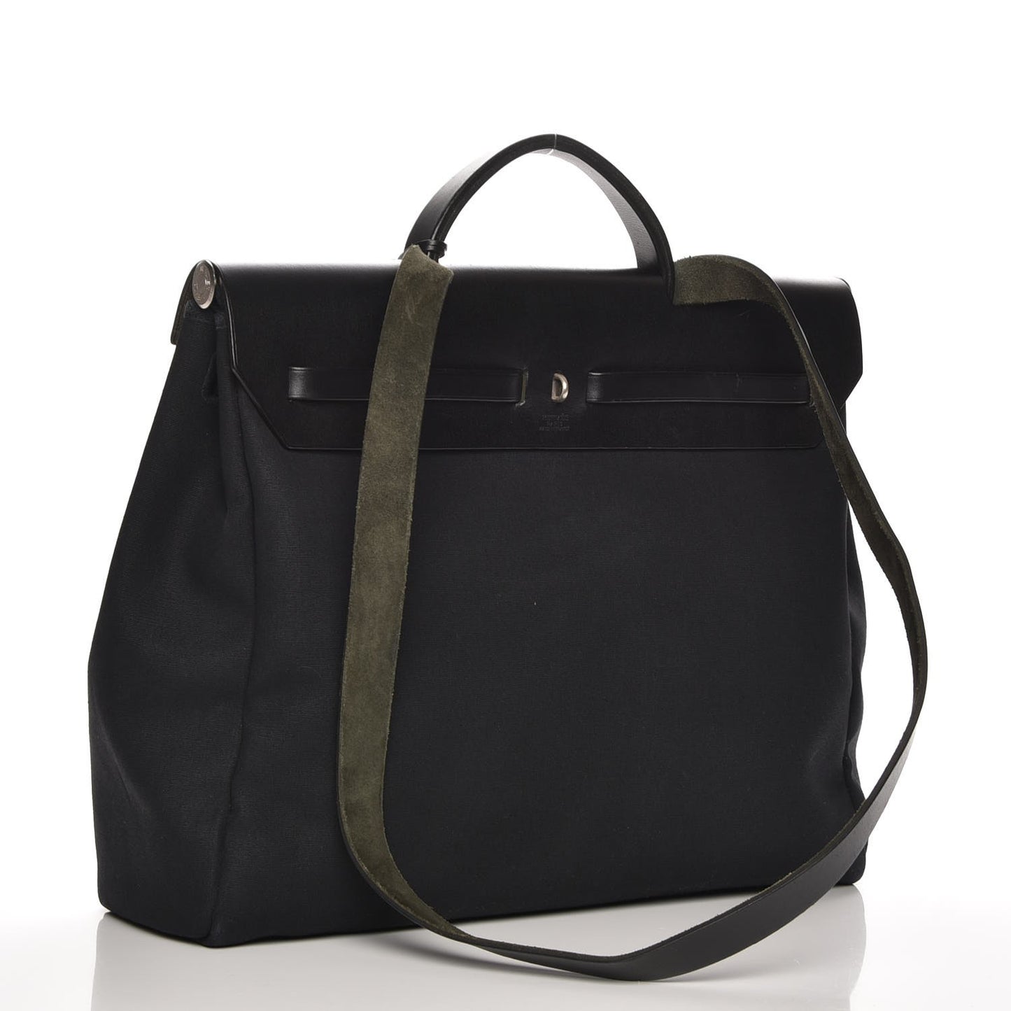 Toile Vache Calfskin Herbag 39 GM Black