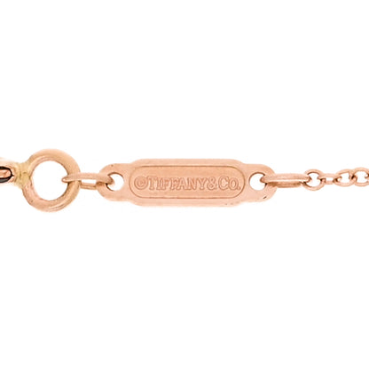 Tiffany 18K Rose Gold Small T Smile Pendant Necklace 5 of 6