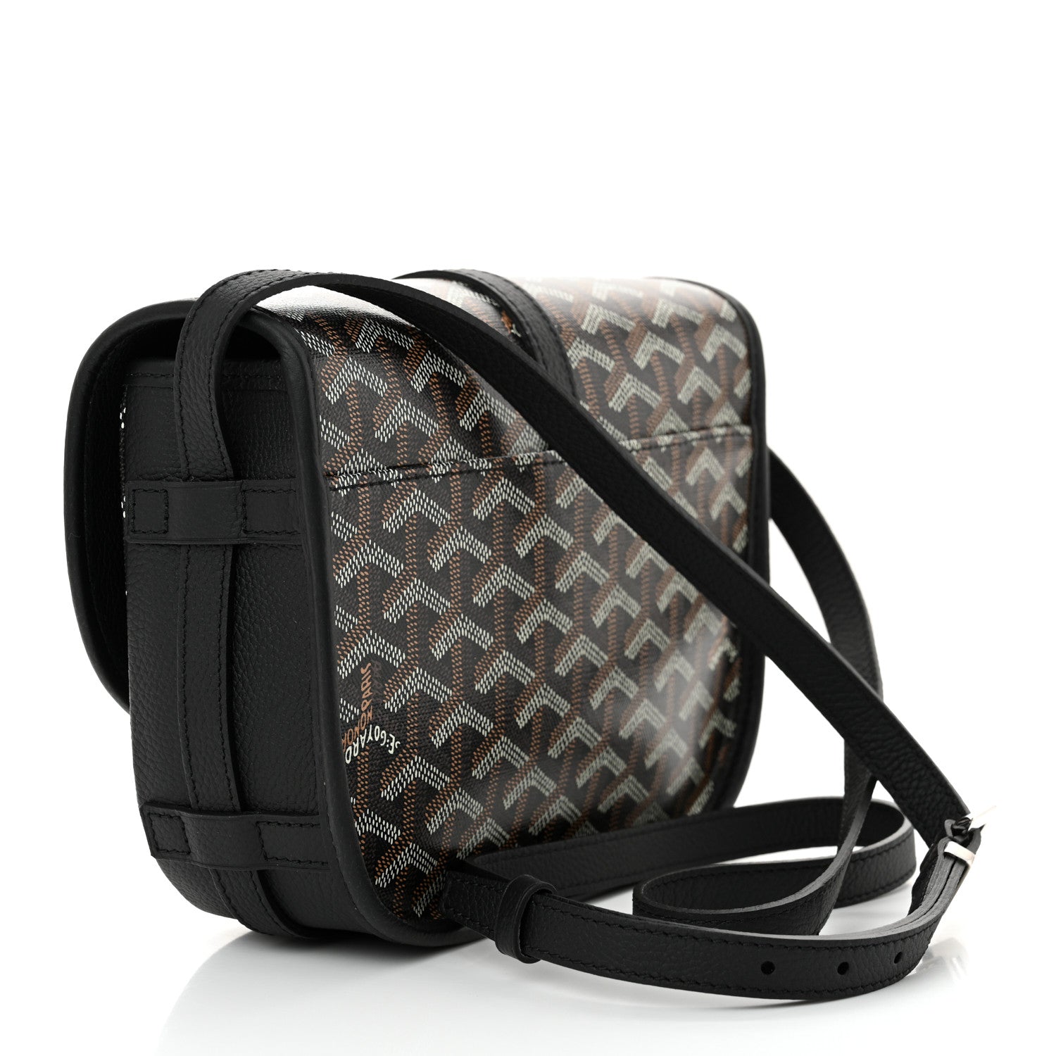 Goyard Goyardine Belvedere II PM Messenger Bag Black 3 of 9