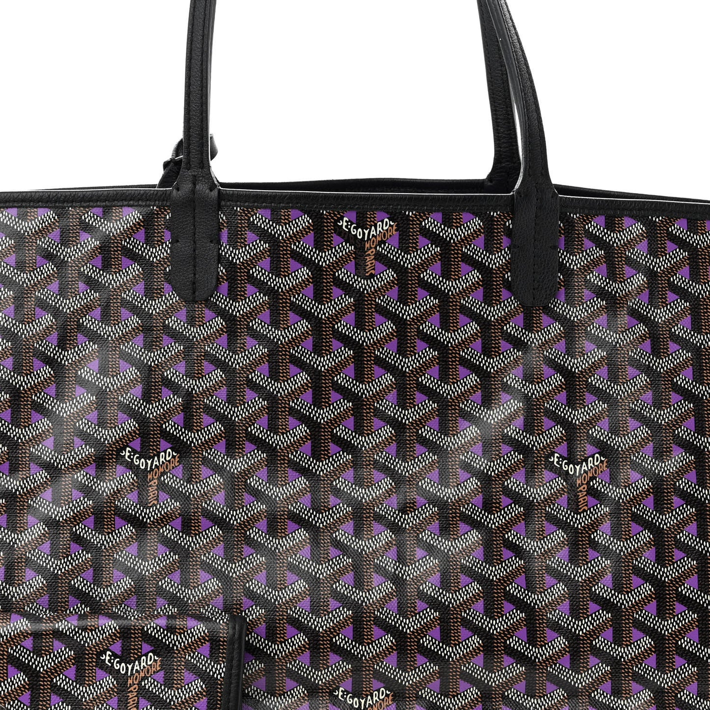 Goyardine Saint Louis Claire Voie PM Black Violet