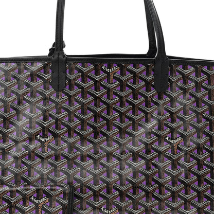 Goyard Goyardine Saint Louis Claire Voie PM Black Violet 8 of 10