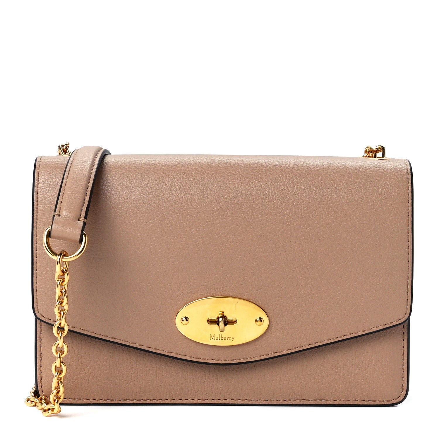 Mulberry Small Classic Grain Calfskin Small Darley Dune 1 of 11