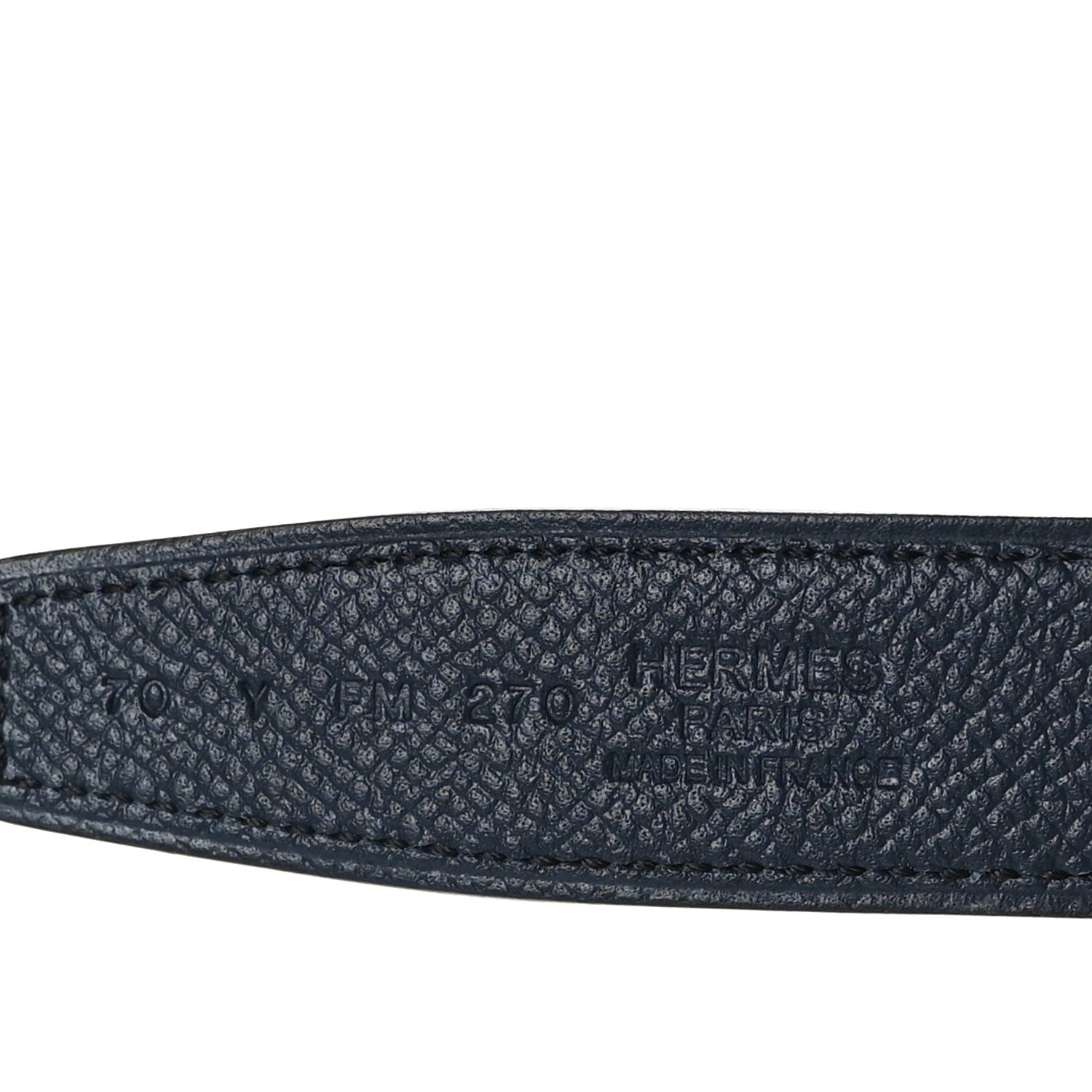 Hermes Epsom Swift 24mm Mini Constance H Belt 70 28 Bleu Indigo Bleu Frida 3 of 5