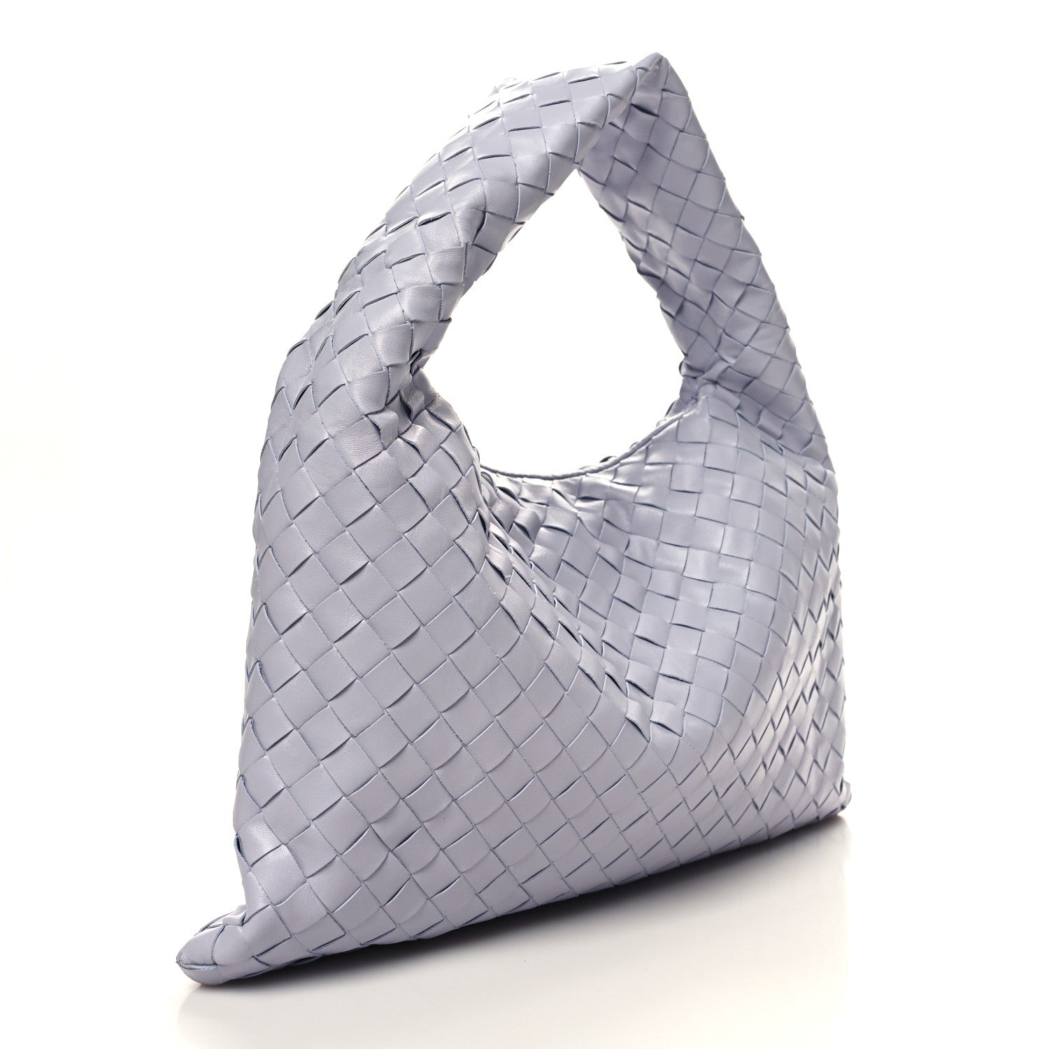 Bottega Veneta Calfskin Intrecciato Small Hop Oyster Lilac 3 of 12