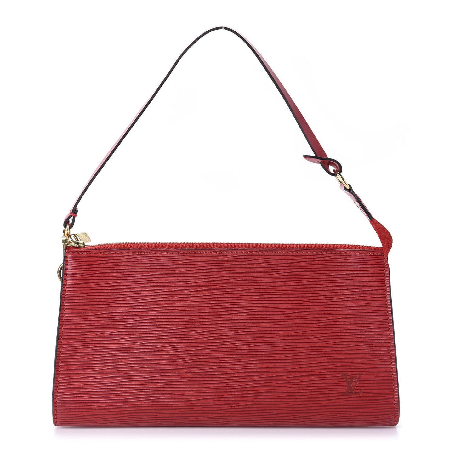Epi Pochette Accessories 24 Castillan Red