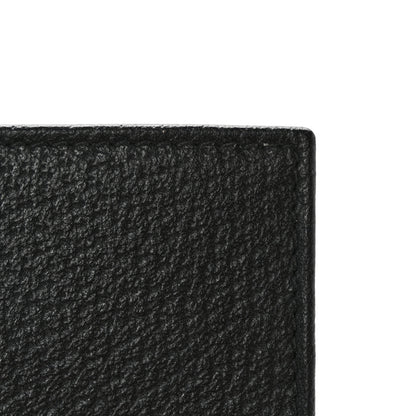 Gucci Calfskin Boar Effect GG Marmont Card Case Black 8 of 10