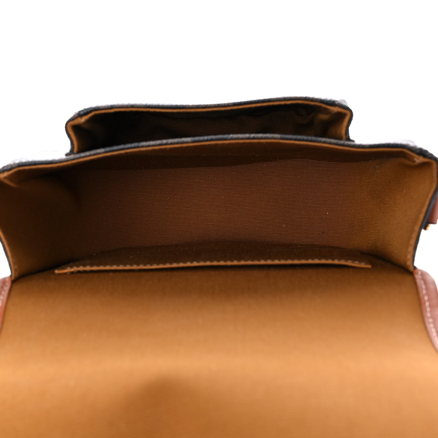 Triomphe Canvas Medium Folco Bag Tan