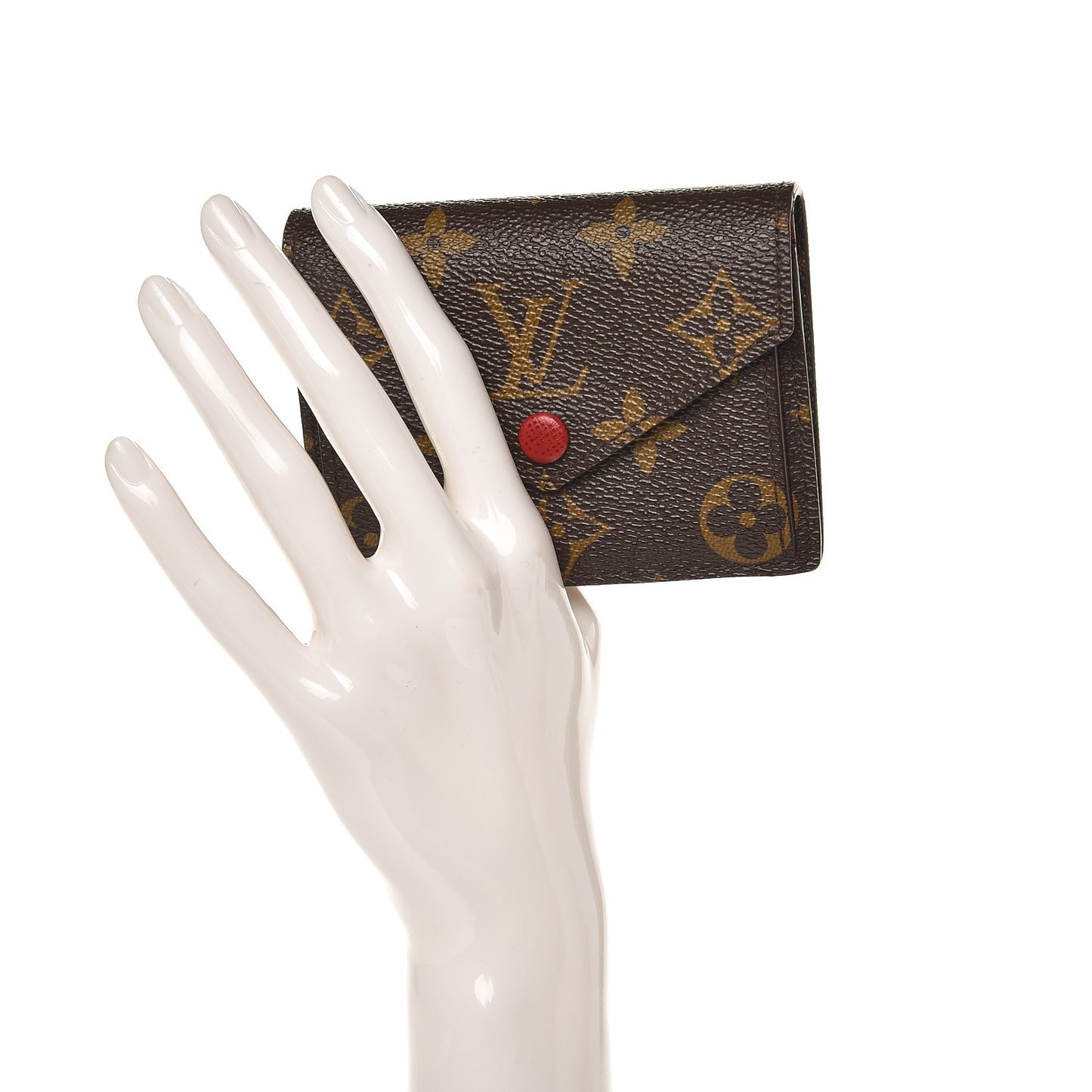 Monogram Compact Marie Wallet Rouge