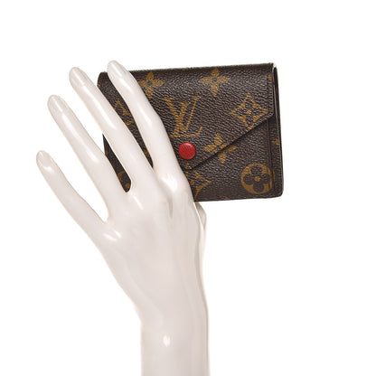 Louis Vuitton Monogram Compact Marie Wallet Rouge 2 of 7