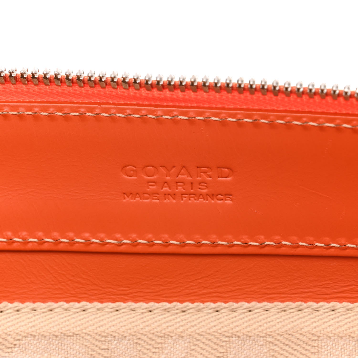 Goyard Goyardine Sac Marie Galante GM Orange 6 of 10