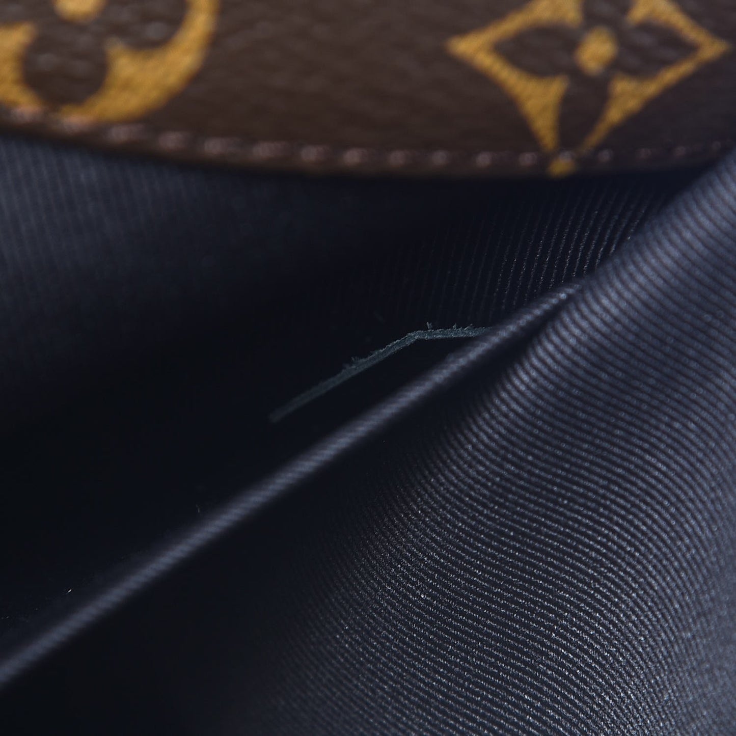 Patent Calfskin Monogram Cherrywood BB Black