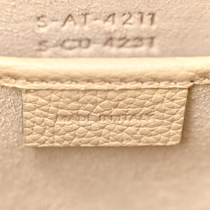 Celine Drummed Calfskin Nano Luggage Ivory 7 of 11