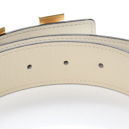 Hermes Swift Epsom 32mm H Belt 95 Craie White 5 of 8