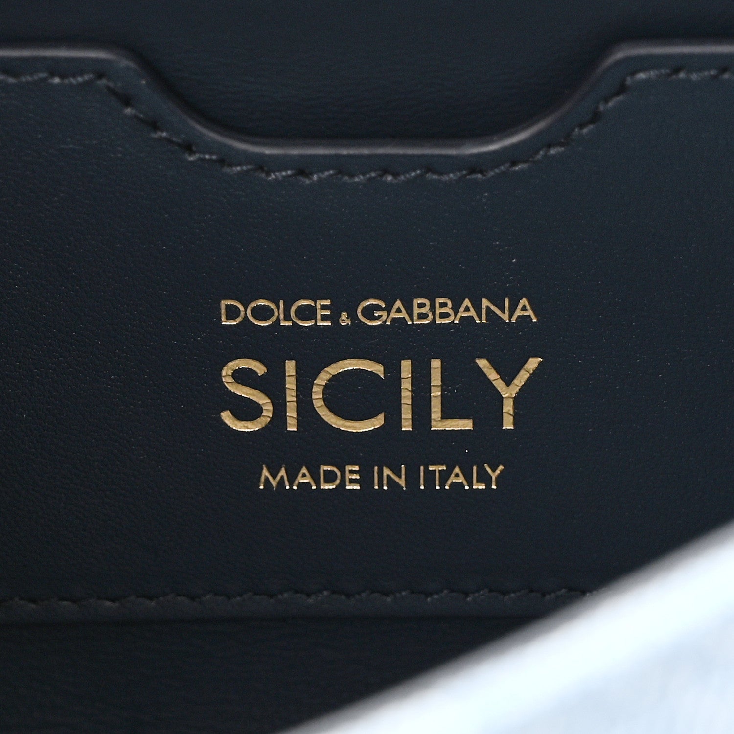 Dolce & Gabbana Calfskin Denim Patchwork Mini Miss Sicily Satchel Blue 6 of 9