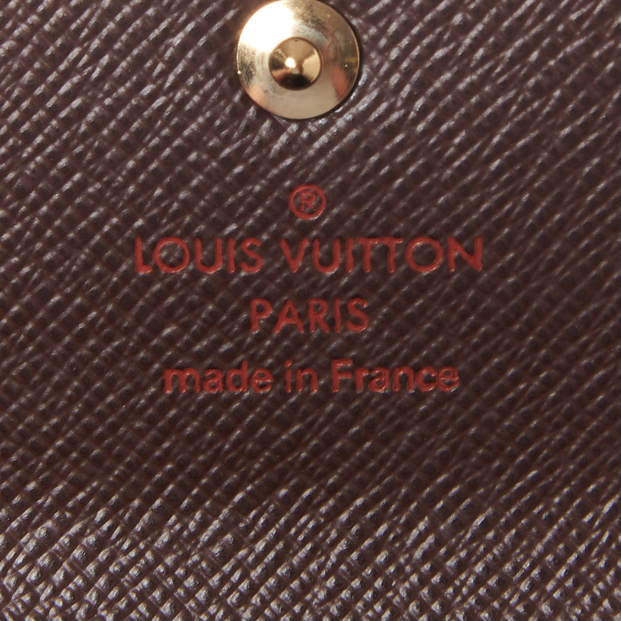 Damier Ebene Porte-Monnaie Plat Coin Purse