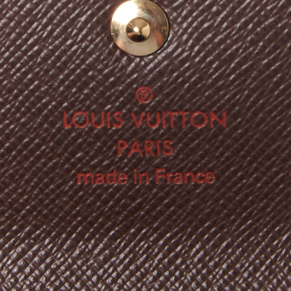 Louis Vuitton Damier Ebene Porte-Monnaie Plat Coin Purse 7 of 8