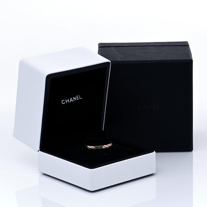 Chanel 18K Beige Gold Mini Coco Crush Ring 55 7.25 6 of 6