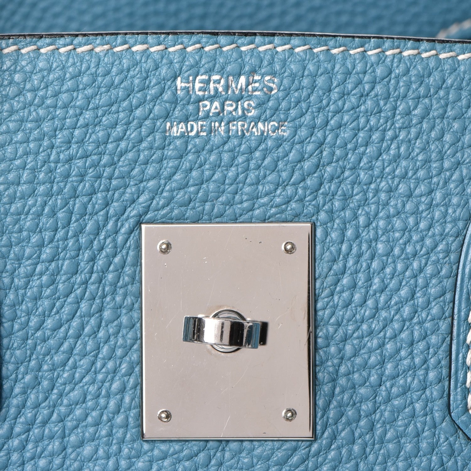 Hermes Togo Birkin 35 Blue Jean 23 of 38