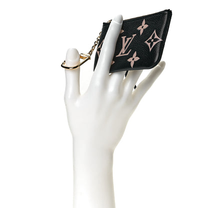 Louis Vuitton Empreinte Monogram Giant Key Pouch Black Beige 2 of 8