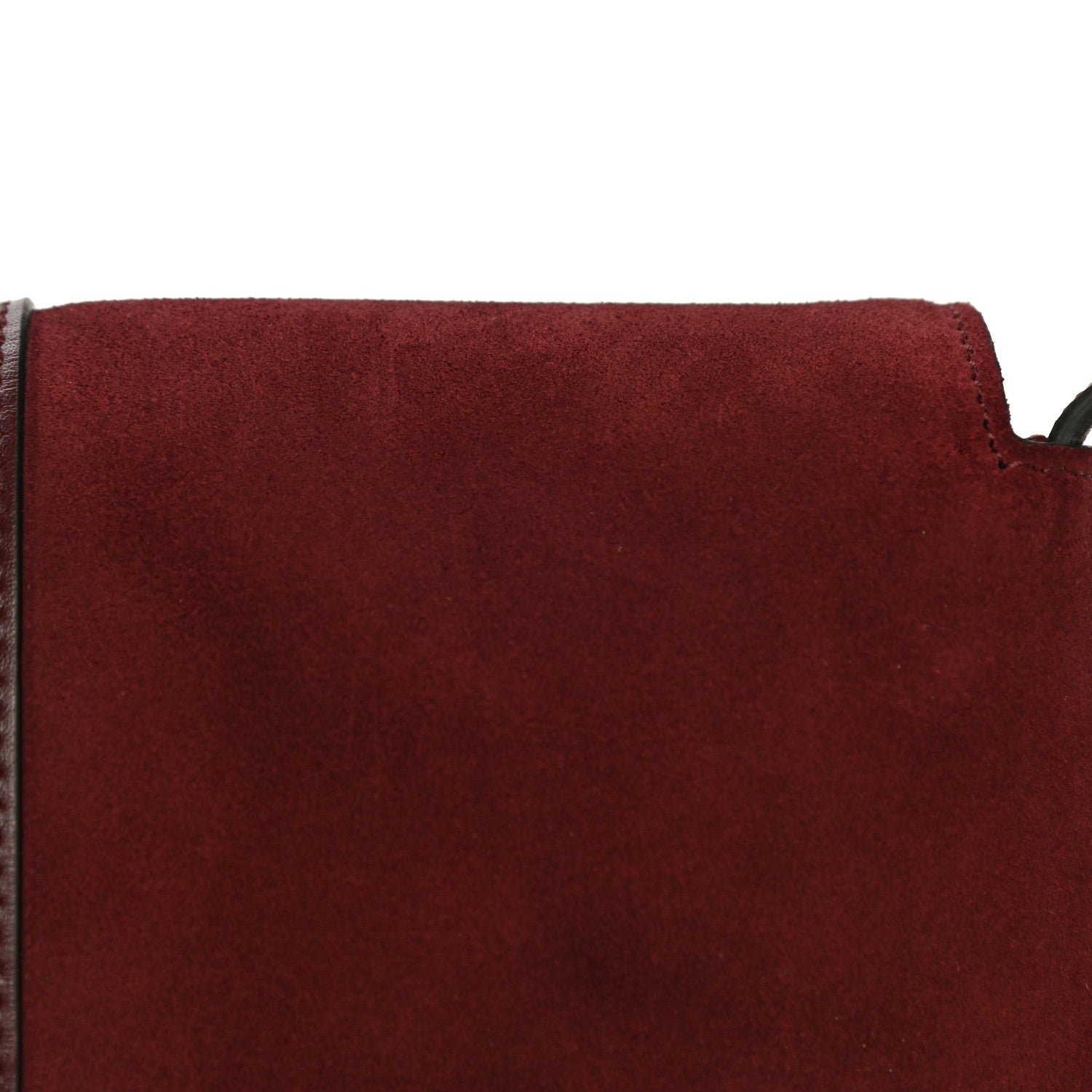 Gucci Suede Medium Arli Flap Shoulder Bag Vintage Bordeaux 18 of 30