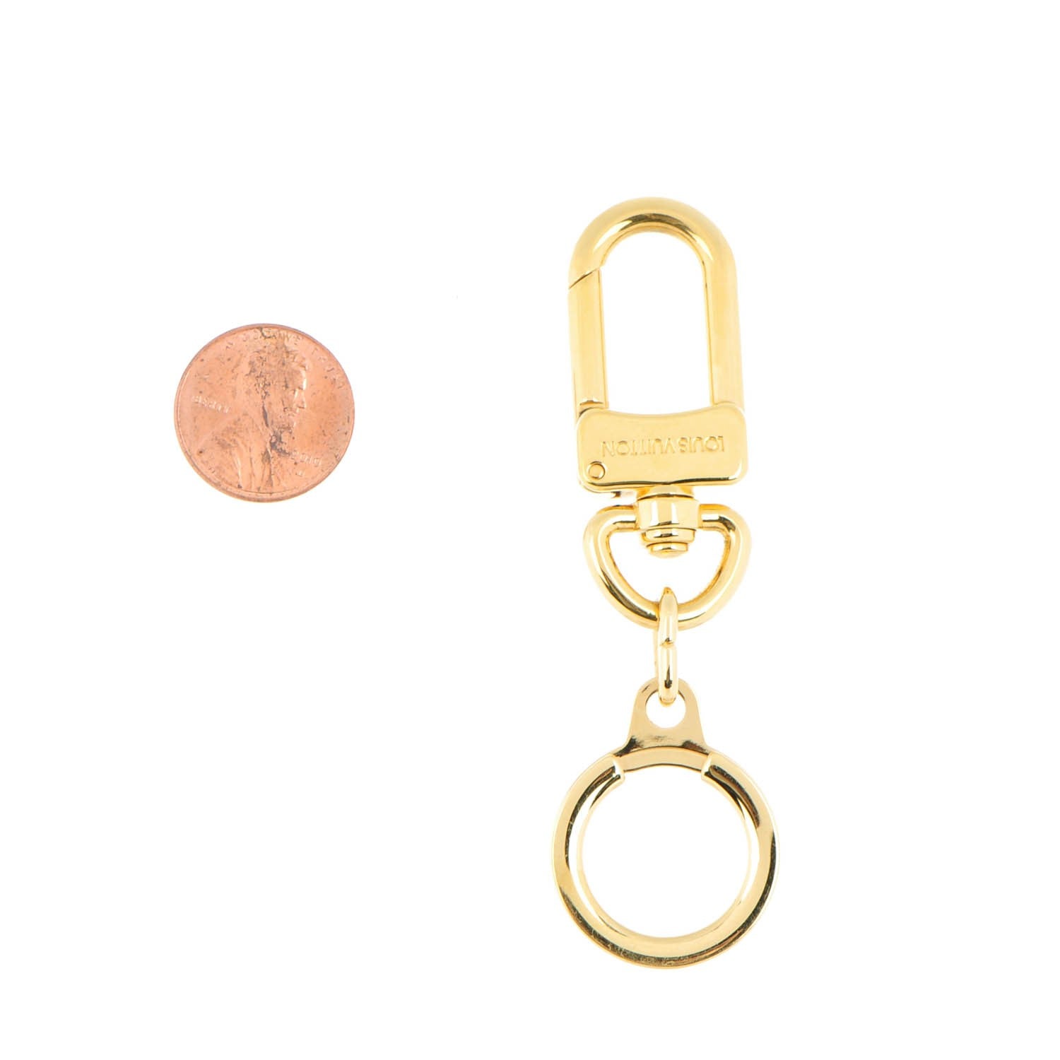 Louis Vuitton Pochette Extender Key Ring Gold 2 of 5