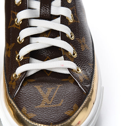 Louis Vuitton Patent Monogram Stellar Sneaker Boots 36.5 Gold 10 of 10